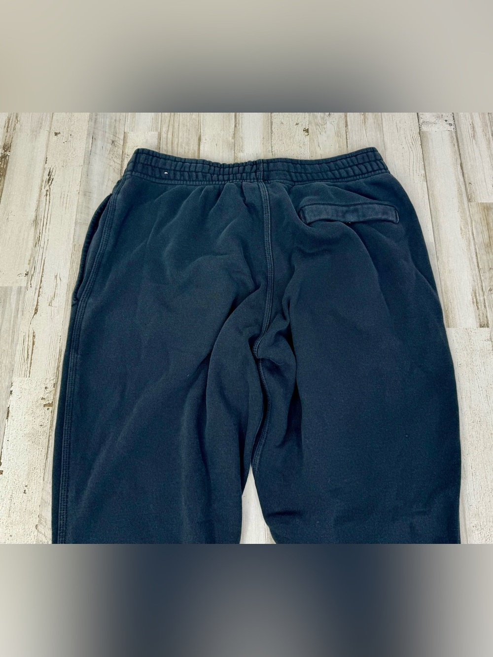 Nike Men's Black Sweatpants Size Large Elastic Waist Activewear - Picture 9 of 10